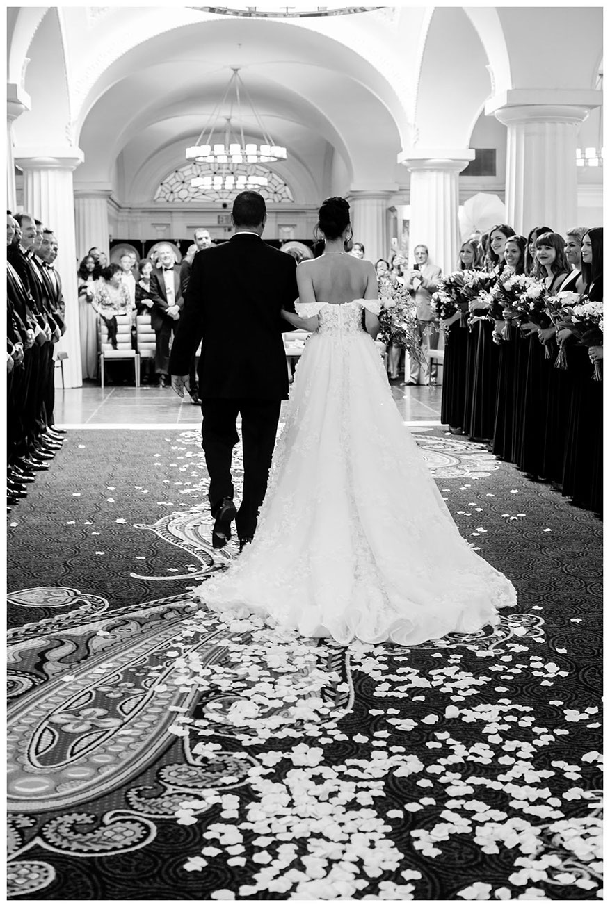 Ceremony at Kimpton Hotel Monaco Washington DC  Wedding by Snowdrop Photography